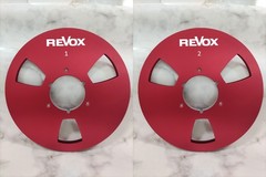 One Pair 10.5” Black Revox Tape Reel Aluminum For Reel To Reel Tape Recorder