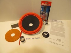 10″ Recone Kit for Cerwin Vega E312 10W3 woofer 8 ohms (note on dustcap)