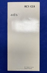 Original a/d/s Owner’s Manual / RC1 Controlling the CC4 — #1