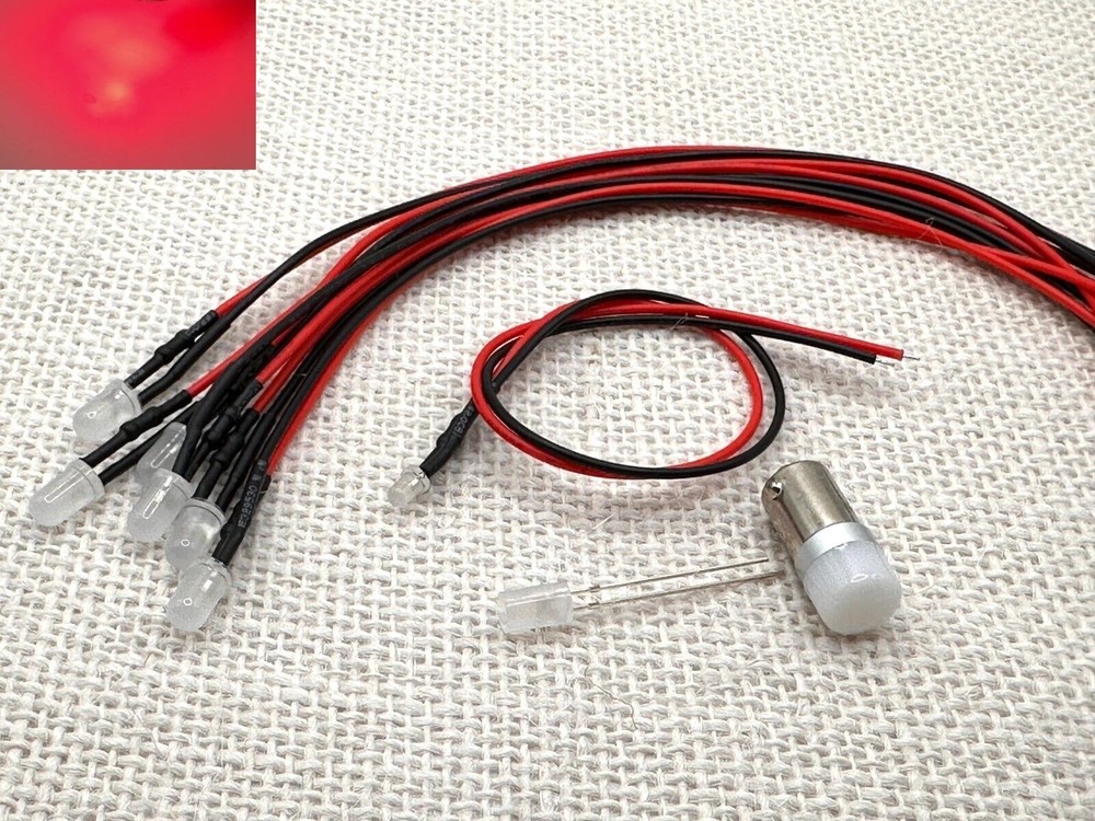 Yamaha M-80 M-85 front meter illumination lamps LED bulbs lights upgrade kit RED