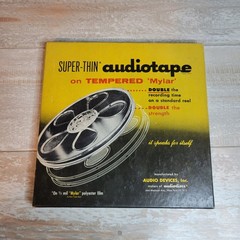 Super Thin Audiotape 2431T On Tempered Double Mylar 2400 ft On 1/2 Mylar