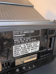 🔥Vintage 1981 Panasonic CRT Monitor 4 Inch TV Television Radio Combo Retro Game