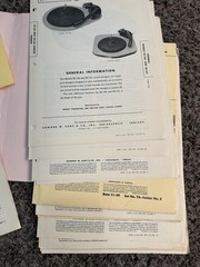Sams Photofact Set #76 Nov 1949 Complete 20 Folders Record Changers Radio TV