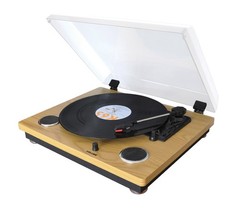 WINTECH KRP-206S Record Player Built-in Speakers USB Digitizing 33/45/78 RPM
