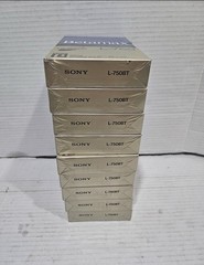lot of 9 Sony L-750 Betamax Tapes Durable Excellent Quality 222m free shipping