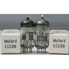 1MP ECC88 Mullard made in Gt.Britain Amplitrex tested #255076 255085