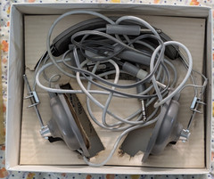 Rare Vintage Roberts 54-55 Stereo Headset Headphones Original Box & Papers 1963