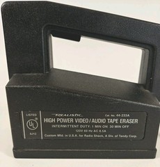 Realistic Radio Shack 44-233A High Power Audio & Video Tape Eraser USA