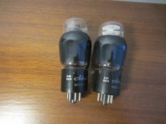 Pair of Admiral by GE 6Y6G Tubes – Same Date Code – Hickok Tested