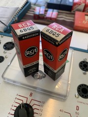 RCA 6BQ5 Tubes NOS Tested Vintage Pair Unused Guaranteed