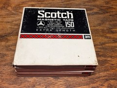 USED Lot of 4 Scotch 7″ Reel Magnetic Tape 150 200