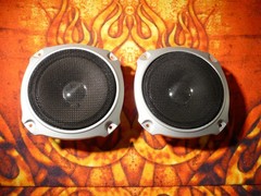 JVC HSA 1227-01A 5 Inch Mid Range 8 ohm 60 Watt SK-404 2 Speakers Japan