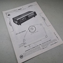 Service Manual Catalina 120-4170 1974 Photofact Clock Radio