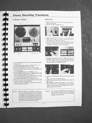 ONE NEW COPY TEAC A-4300 REEL TO REEL TAPE DECK RECORDER OWNER’S MANUAL