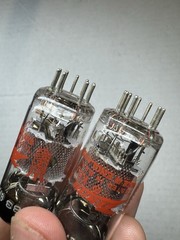 Zenith Mullard 6EH7 EF183 Vacuum Tube Pair Vintage Old Stock – Tested
