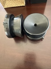 NAB Hub Adapter A030145-1 Ampex Type + Metal 10.5” Reel Pair