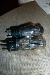 2 – 25Z5 Glass Amplifier Vacuum Tubes Item #314
