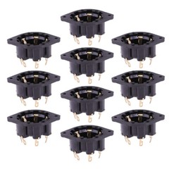 10x Gold Plated 8Pin Tube Socket For AZ1,AD1,AL4,EL6,EL8, EF9 Audio HIFI DIY