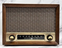 Curtis Mathes 3719A Vintage Tube AM Radio Cherry Finish Works