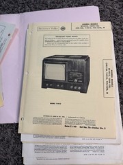 Sams Photofact Set #76 Nov 1949 Complete 20 Folders Record Changers Radio TV
