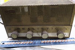 Vintage Realistic Tube Power Amplifier. Carnival series style. Untested for part