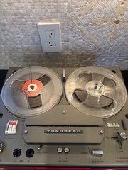 Tandberg 1600X Reel to Reel 40 WPC Wood Plinth & Cover perfect working condition