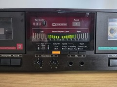 MCS Series 3595 Modular Component Systems Dual Stereo Cassette Deck Powers On