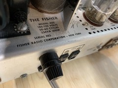 Fisher 400 stereo tube FM receiver in excellent cosmetic condition