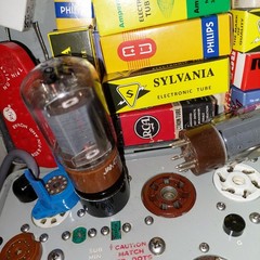 One(1x) Tung-Sol 1956 JAN CTL 6098/6AR6WA Vacuum Tube Re-Tested as NOS Factory