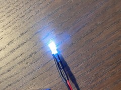 5 New COOL WHITE Wired 5mm LED Lights for Marantz Sansui Pioneer 6v-12v AC/DC 8v