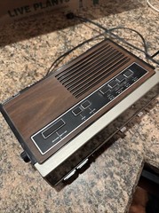 Vintage Ken-Tech R-1700, AM/FM Alarm Clock Radio. Works.