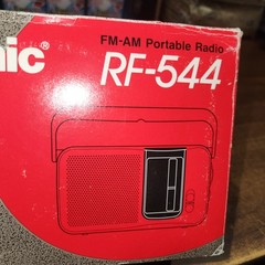 Vintage Panasonic RF-544 Portable Radio, Open Box looks NEW inside