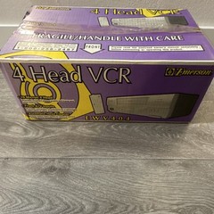 Emerson EWV404 4-Head VCR New in Box