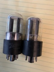 Vintage 6SN7GTB Electronic Vacuum Tubes