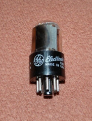 NOS GE 6SN7GTB Twin Triode Vacuum Tube Tested Excellent GR8 Audio Preamp Valve
