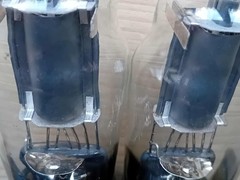 Rare! Matched Pair of 6F6S ( 6F6G 6F6GT) Pentode Tubes Cobra NEVZ 56′ 57′ NOS