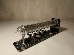 Nixie tube clock assembled vintage tube desk IV-18 Ice tube clock Adafruit VFD