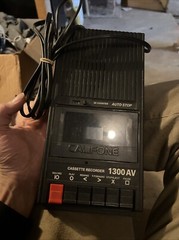 CALIFONE CASSETTE RECORDER PLAYER MODEL 1300 AV VINTAGE *parts /repair