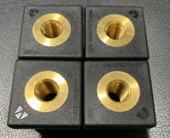 Polyglass Filled Nylon Tube End Adaptors TEN2-1D Square 4 Pack SUP4