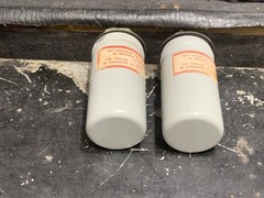 Pair 1943 Western Electric KS-8676 Condenser Capacitors WWII Audio Equipment
