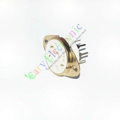 20pc GOLD 8pin PCB Ceramic vacuum tube sockets octal for EL34 KT88 6550 audio