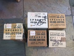 lot of Vtg AudioTex Hi Fi Speaker Selector & Volume Control NOS
