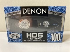 Denon HD6 100 Minute High Bias Blank Cassette – Made in Japan – NEW SEALED