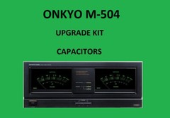 Power Amplifier ONKYO M-504 Repair KIT – all capacitors