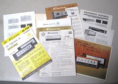 CROWN AUDIO VINTAGE BROCHURES – CROWN AMPS, PREAMPS ETC