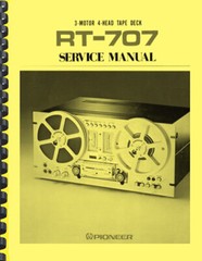 Pioneer RT-707 Reel to Reel Tape Recorder SERVICE MANUAL