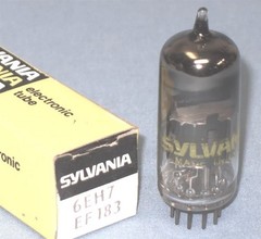 6EH7 TUBE SYLVANIA TESTED & BOXED VINTAGE COMMERCIAL SURPLUS