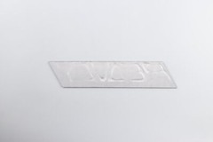 PEAVEY logo badge replacement piece Aluminum 182mm(7.16″)X36mm(1.41″)