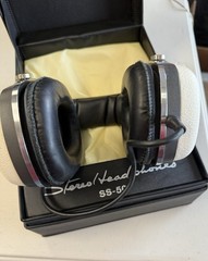 Vintage Sansui Stereo Headphones SS-50 Japan Tested Working Volume Tone Control