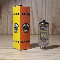 One (1) 3V4 (DL94) Orion Radio (Tungsram) Vacuum Tube NOS NIB Hickok Tested